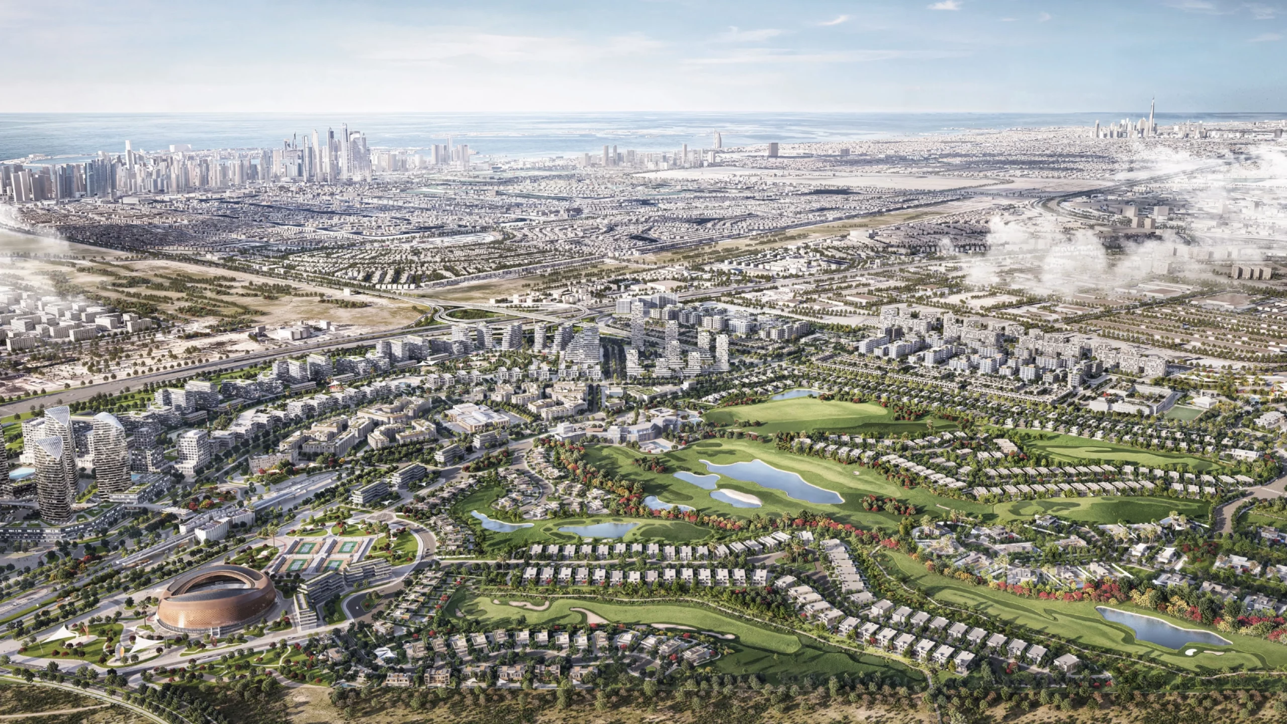 Villa community within Jumeirah Golf Estates